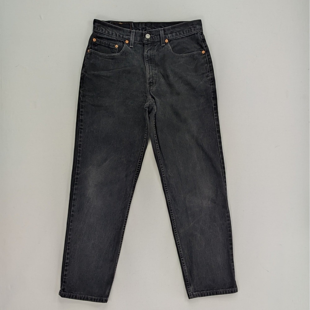 Vintage Levi's 550 Relaxed Fit Jeans Black Made USA W33 L32